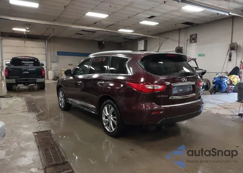 2013 Infiniti Jx35 from USA, damaged, VIN 5N1AL0MNXDC340788